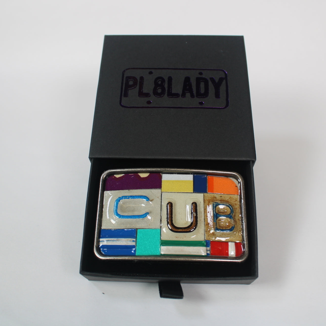 In Out Ransom Note Belt Buckle