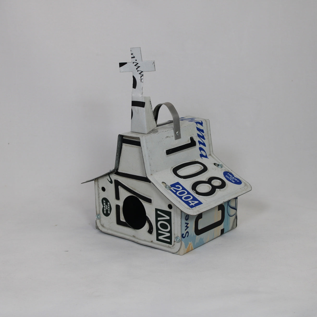 Alabama Blue Church Birdhouse