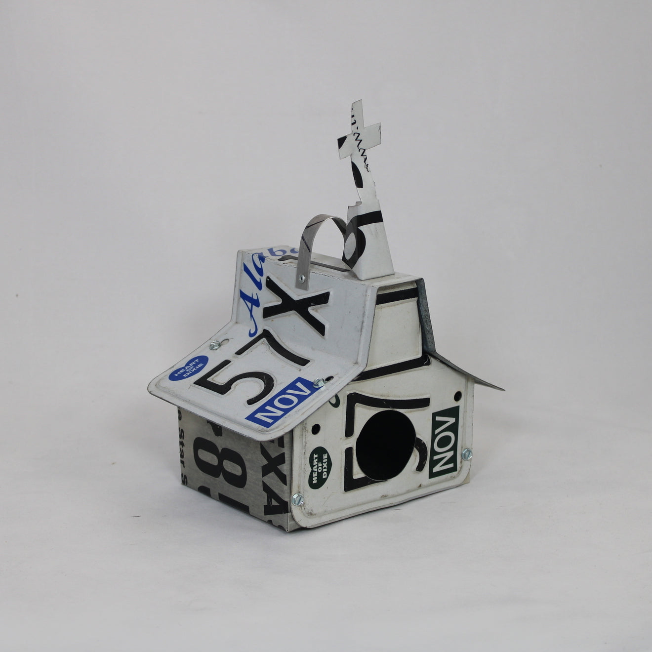 Alabama Blue Church Birdhouse