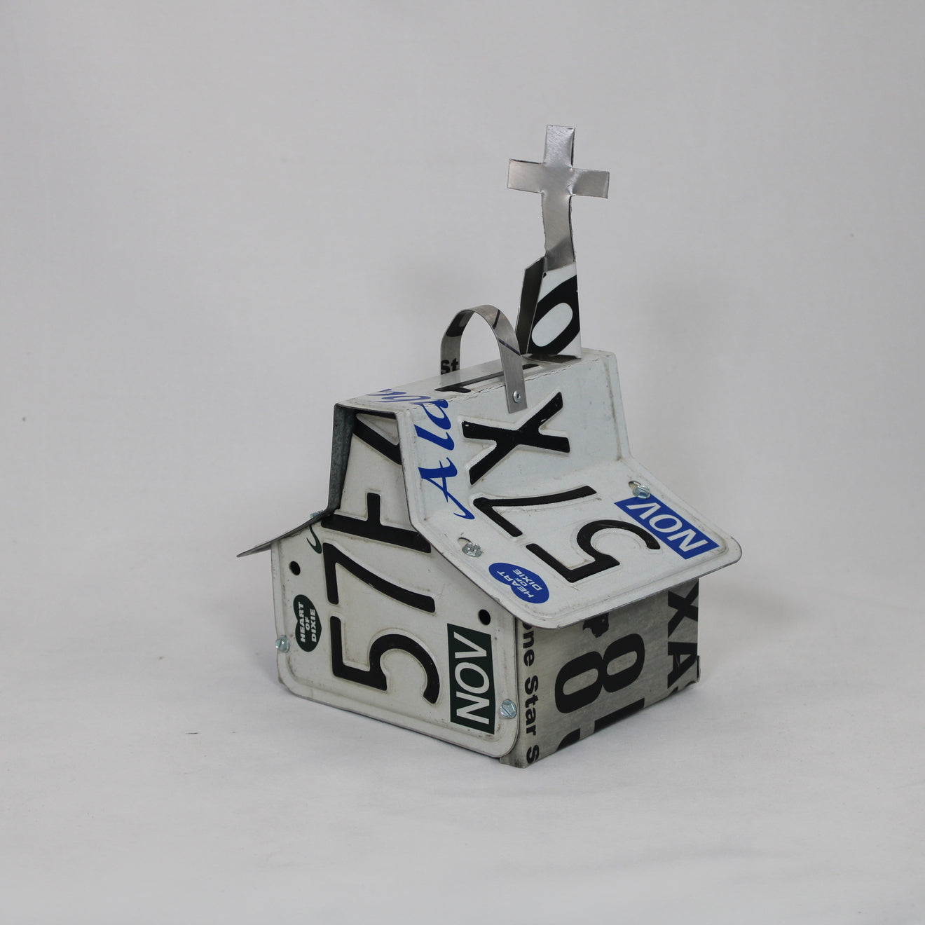 Alabama Blue Church Birdhouse