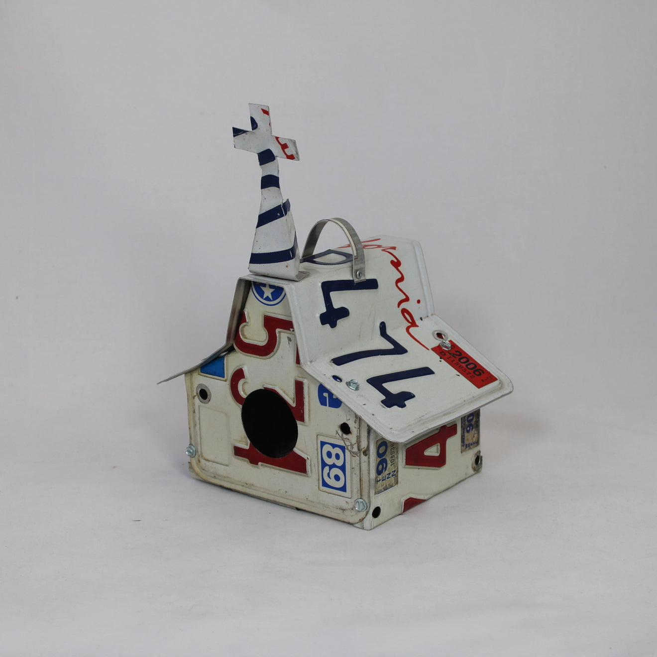 California Red Church Birdhouse