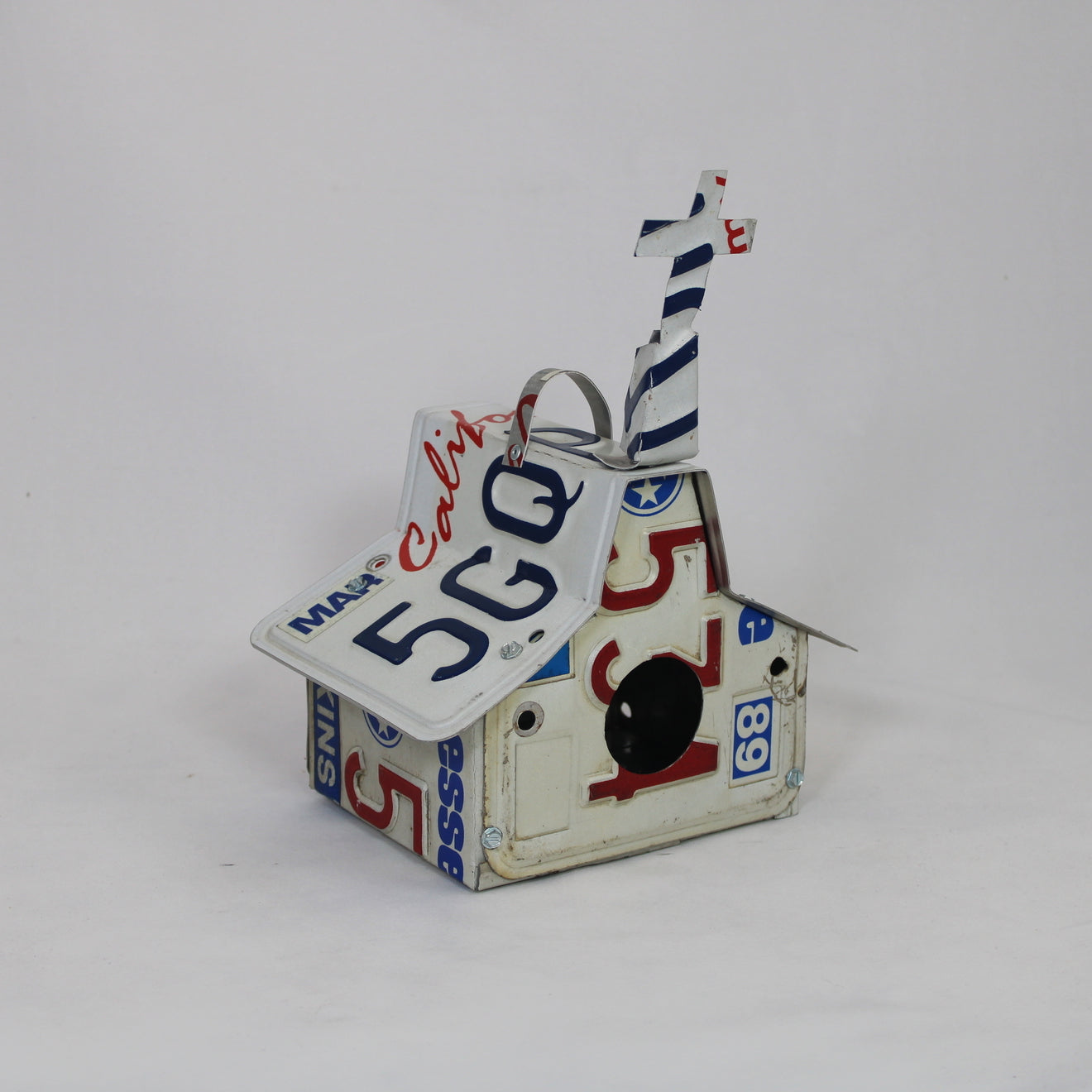 California Red Church Birdhouse