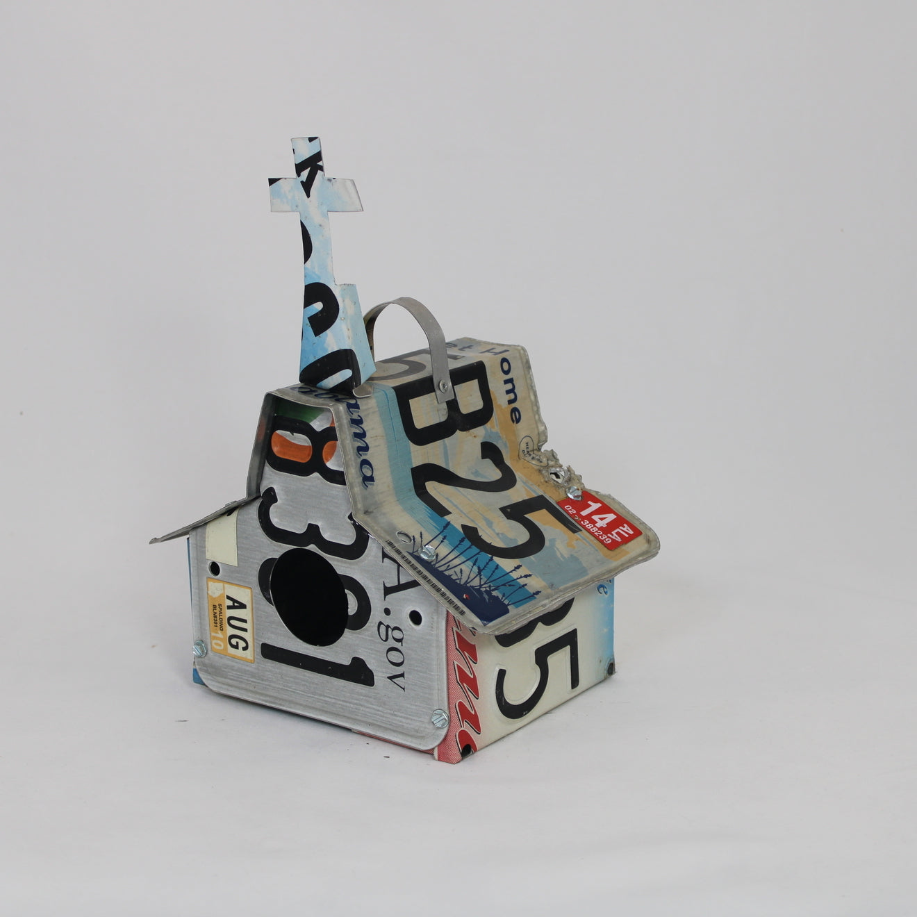 Alabama Cattails Church Birdhouse