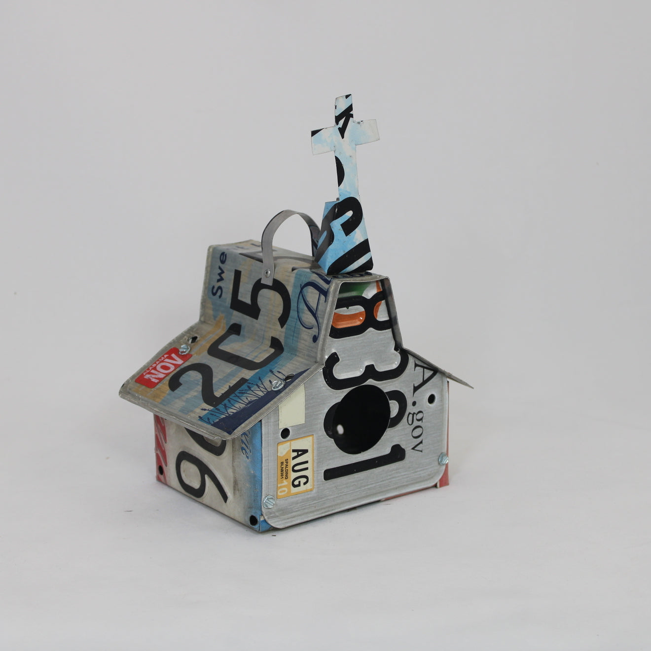 Alabama Cattails Church Birdhouse