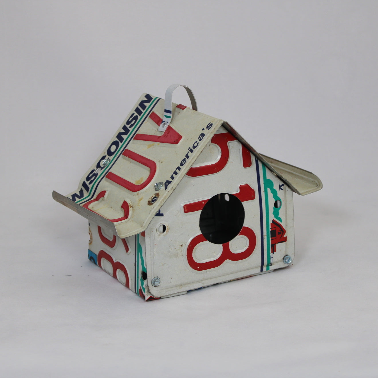 Wisconsin Vintage Red Dutch Birdhouse