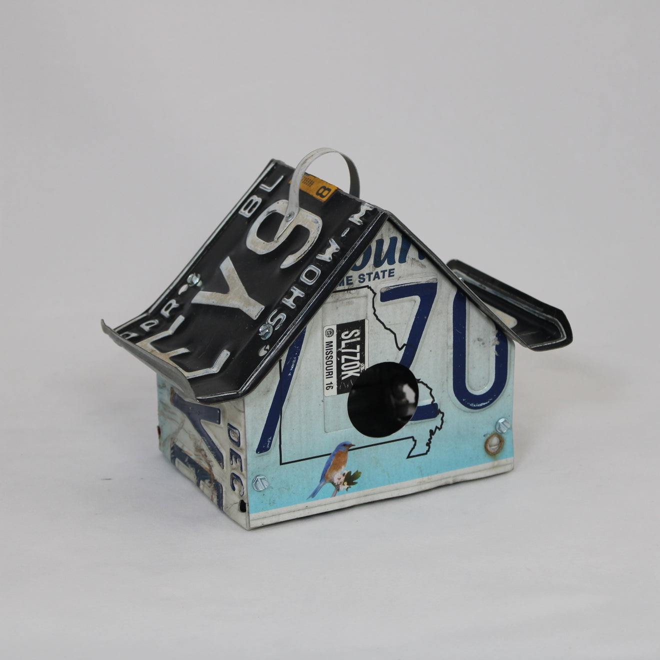 Missouri Vintage Black Dutch Birdhouse