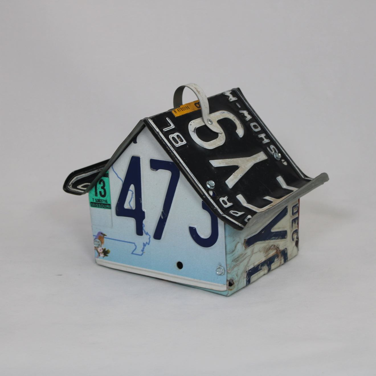 Missouri Vintage Black Dutch Birdhouse