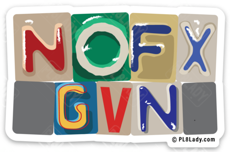 NOFX GVN Sticker