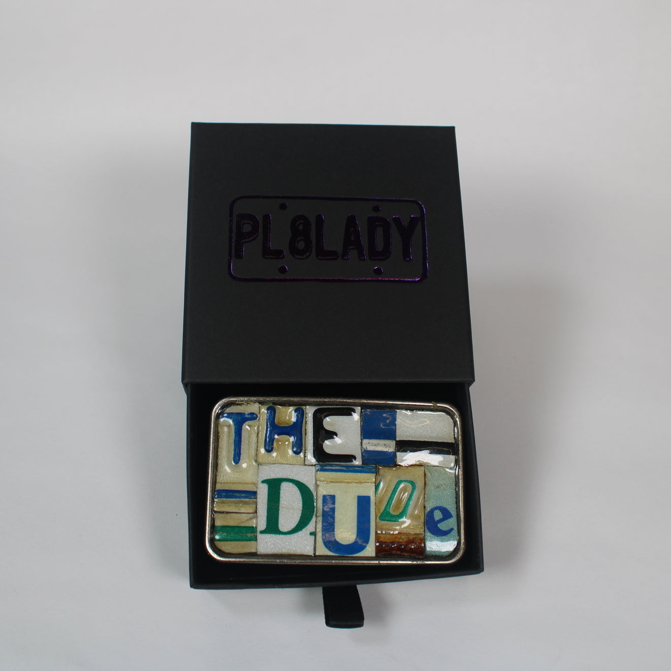In Out Ransom Note Belt Buckle