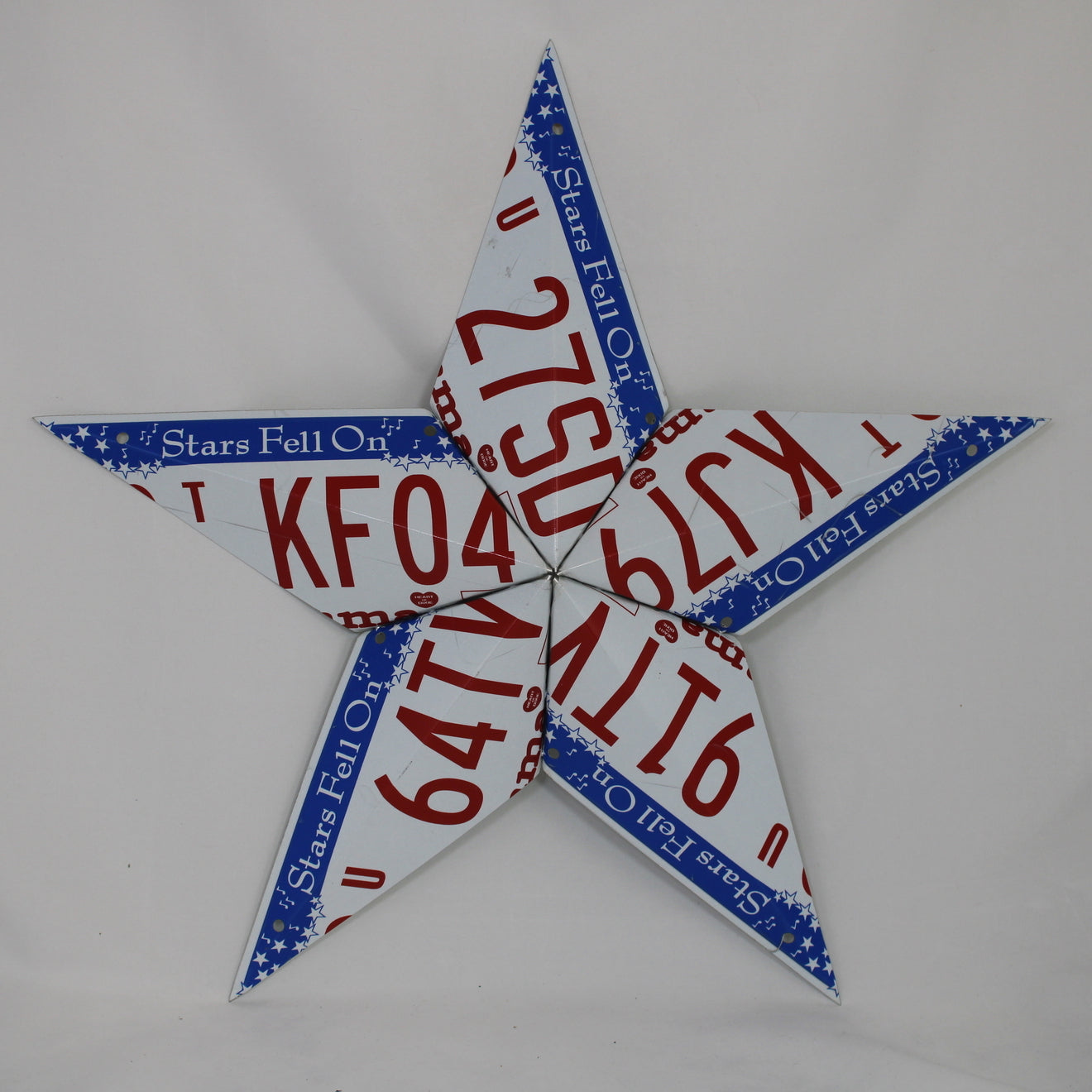 Alabama License Plate Star