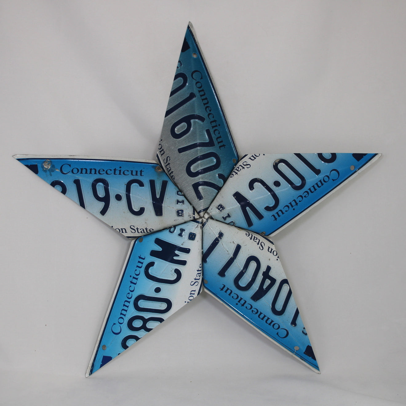 Connecticut License Plate Star