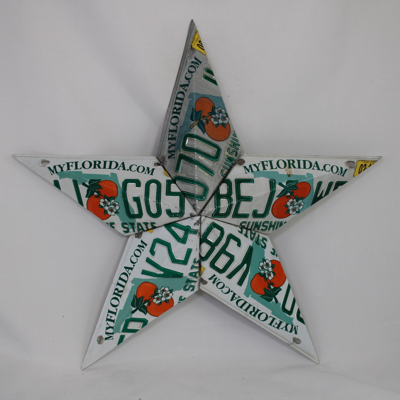 Florida License Plate Star