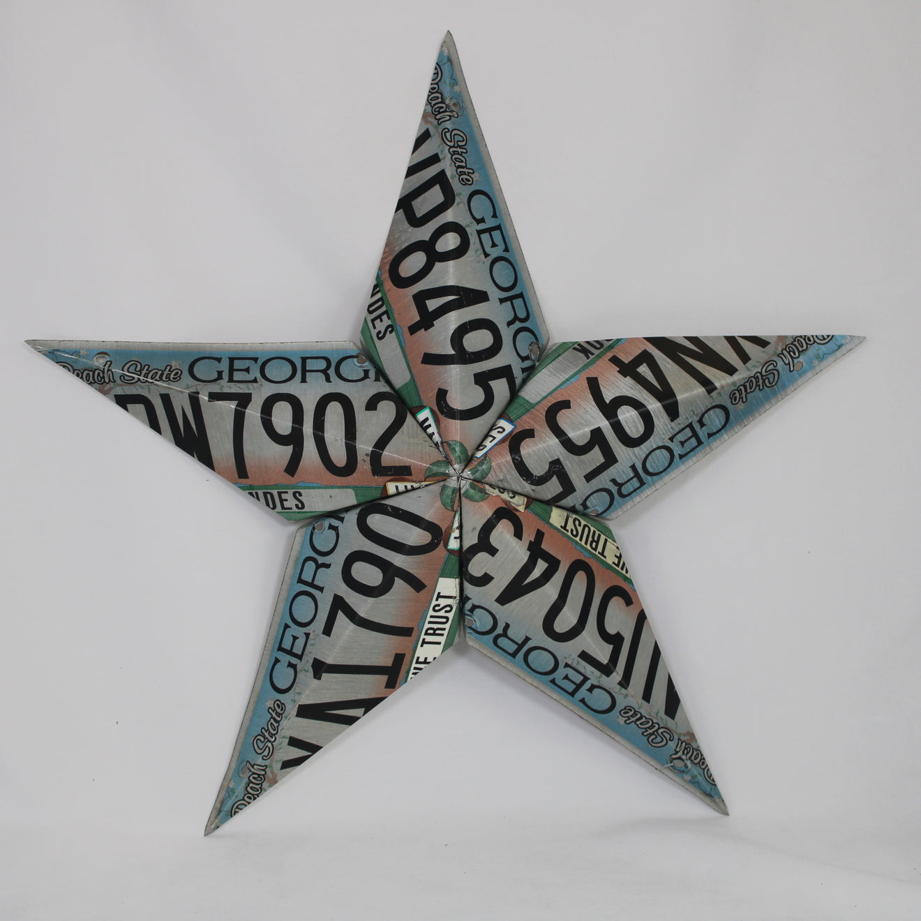 Georgia License Plate Star