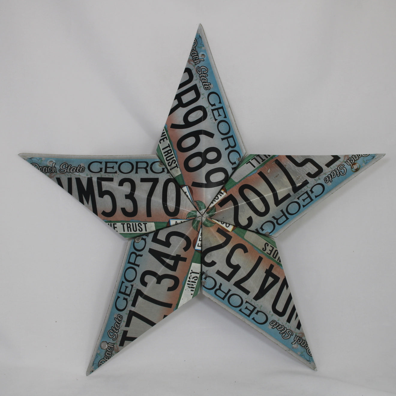 Georgia License Plate Star
