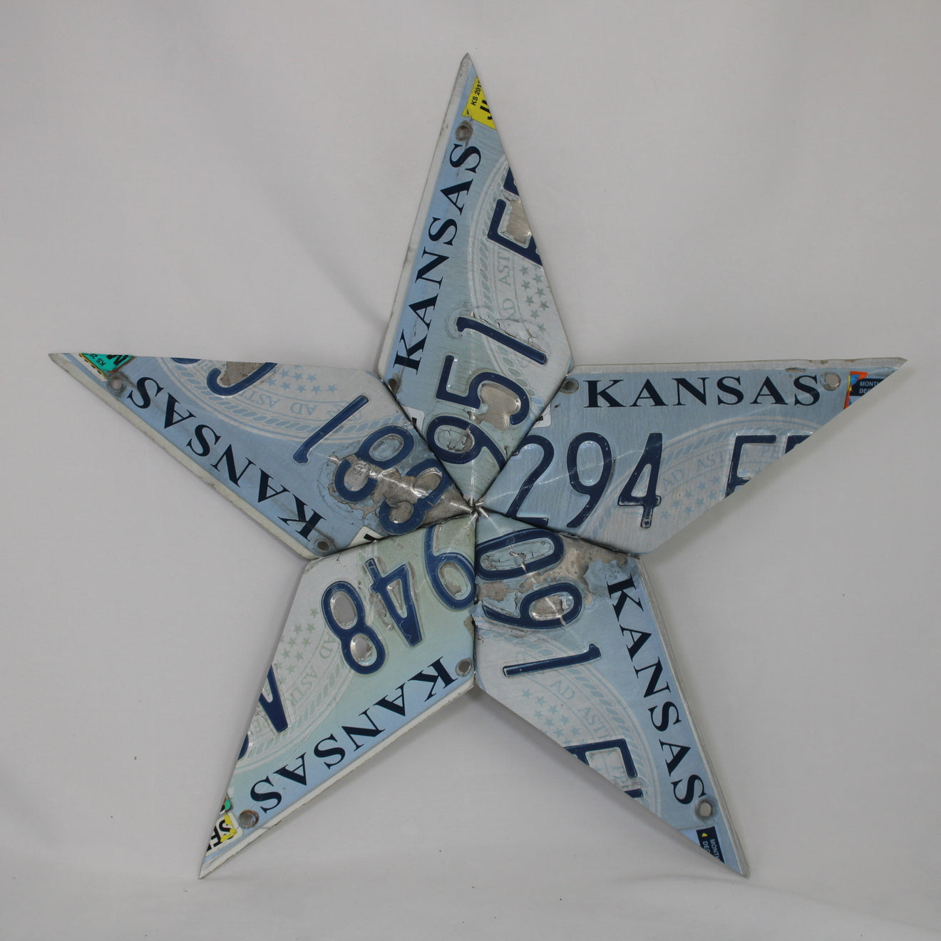 Kansas License Plate Star