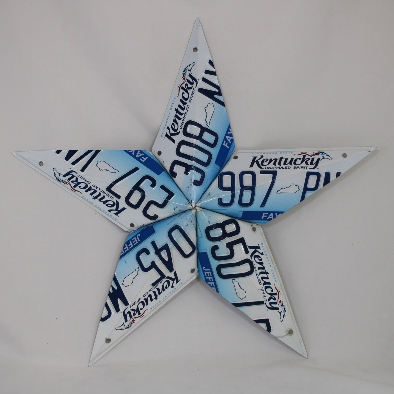Kentucky License Plate Star