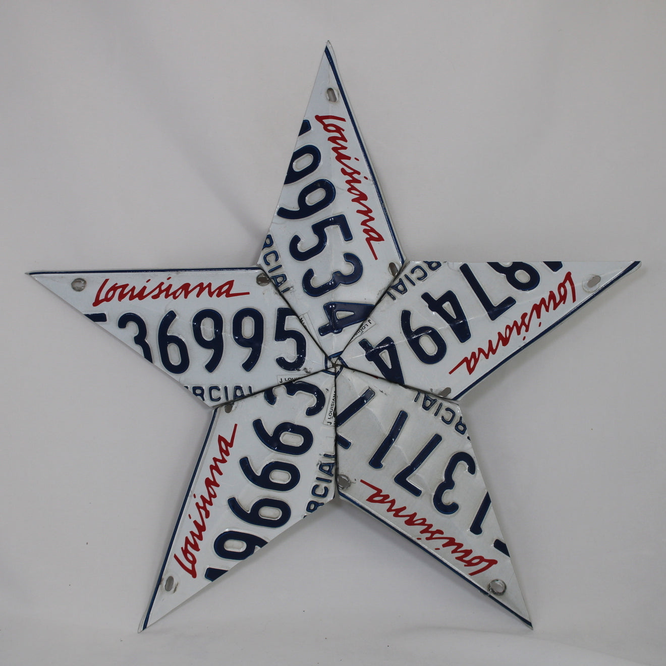 Louisiana License Plate Star
