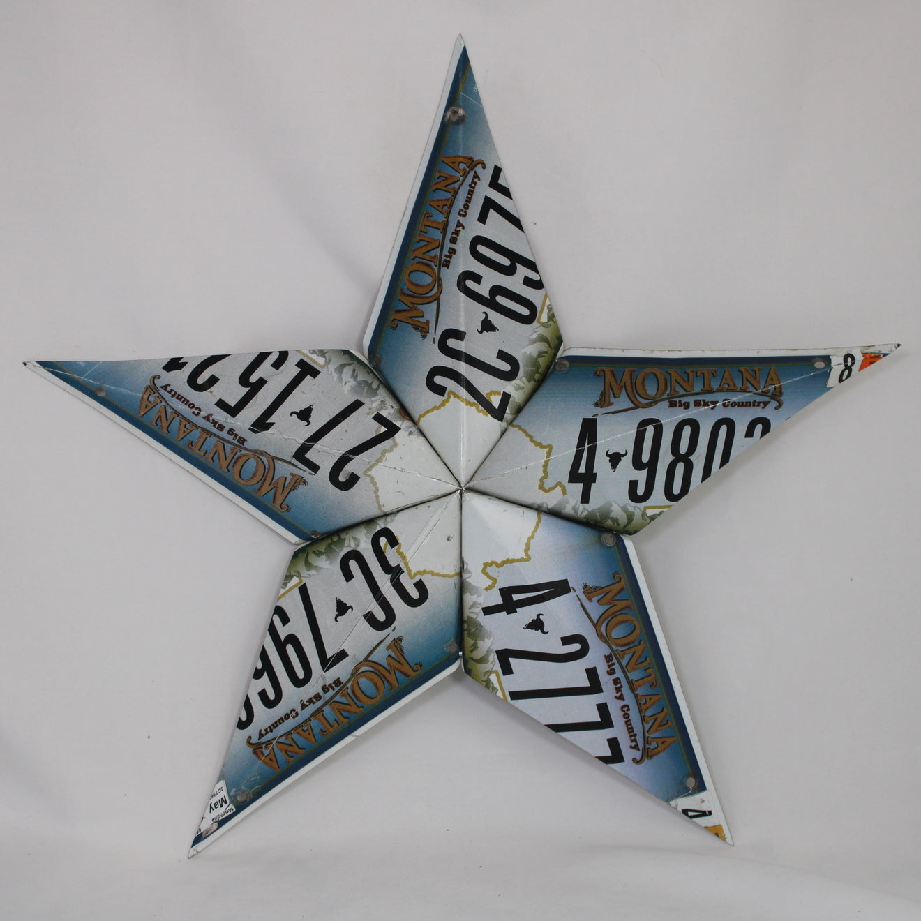 Montana License Plate Star