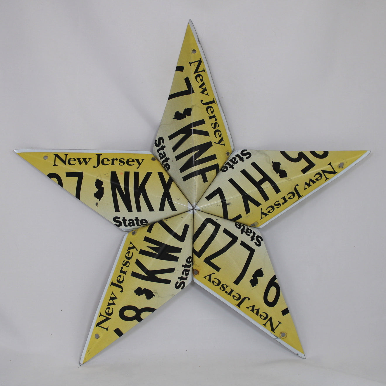 New Jersey License Plate Star