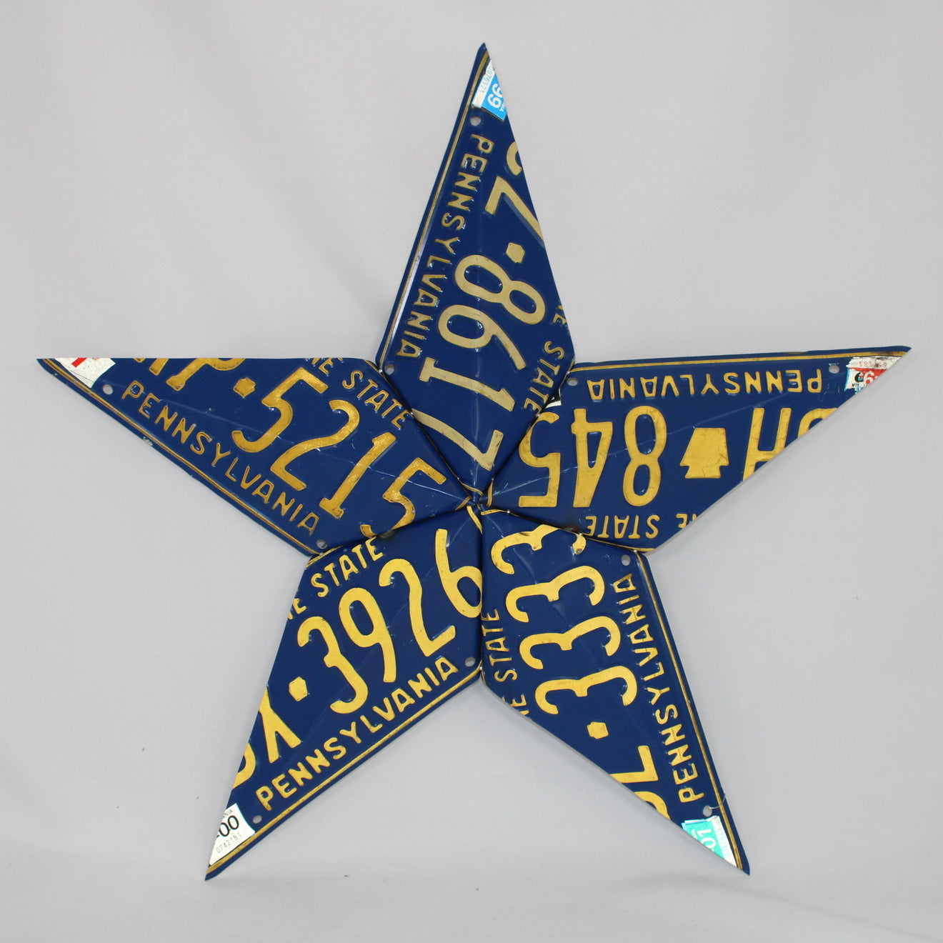 Pennsylvania License Plate Star
