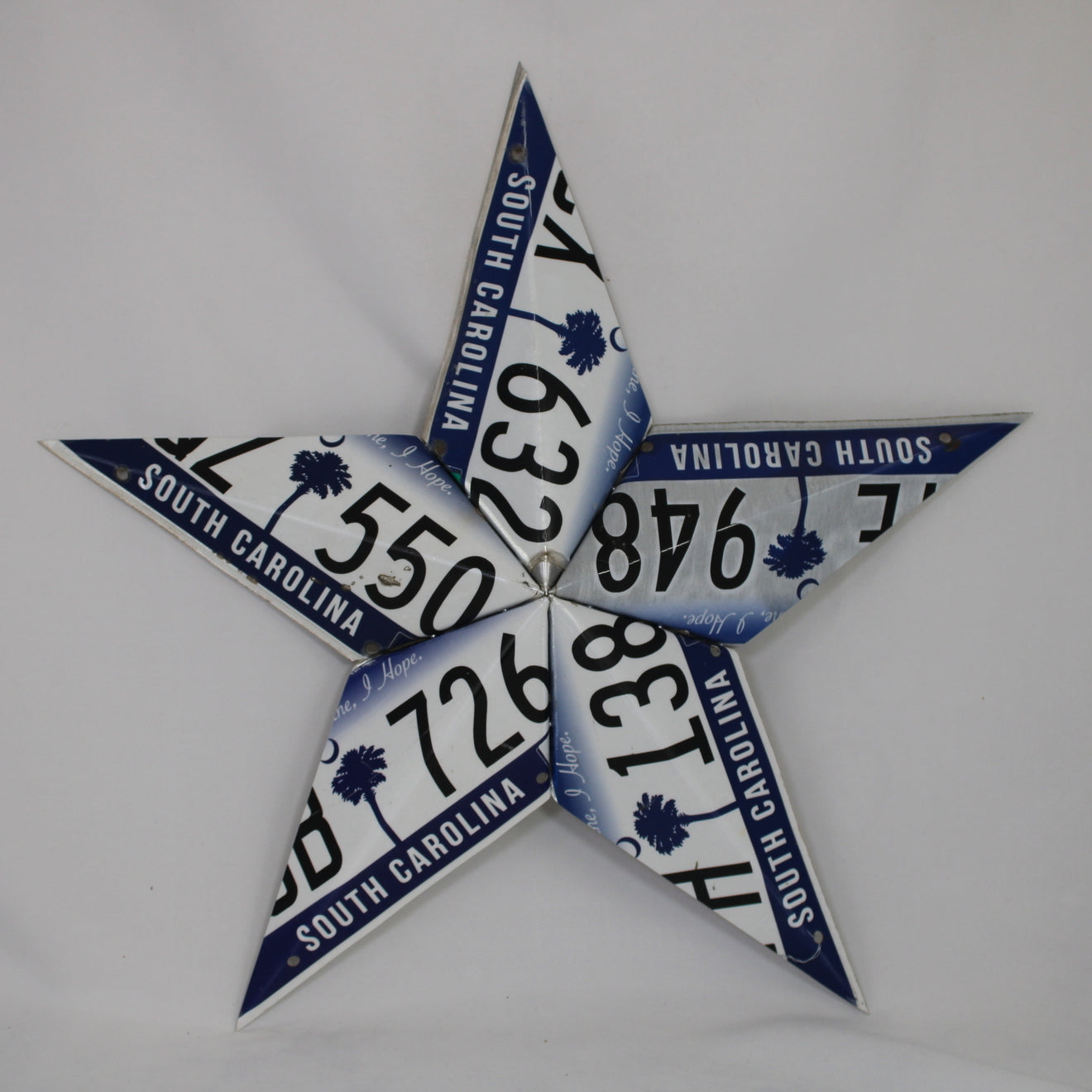 South Carolina License Plate Star