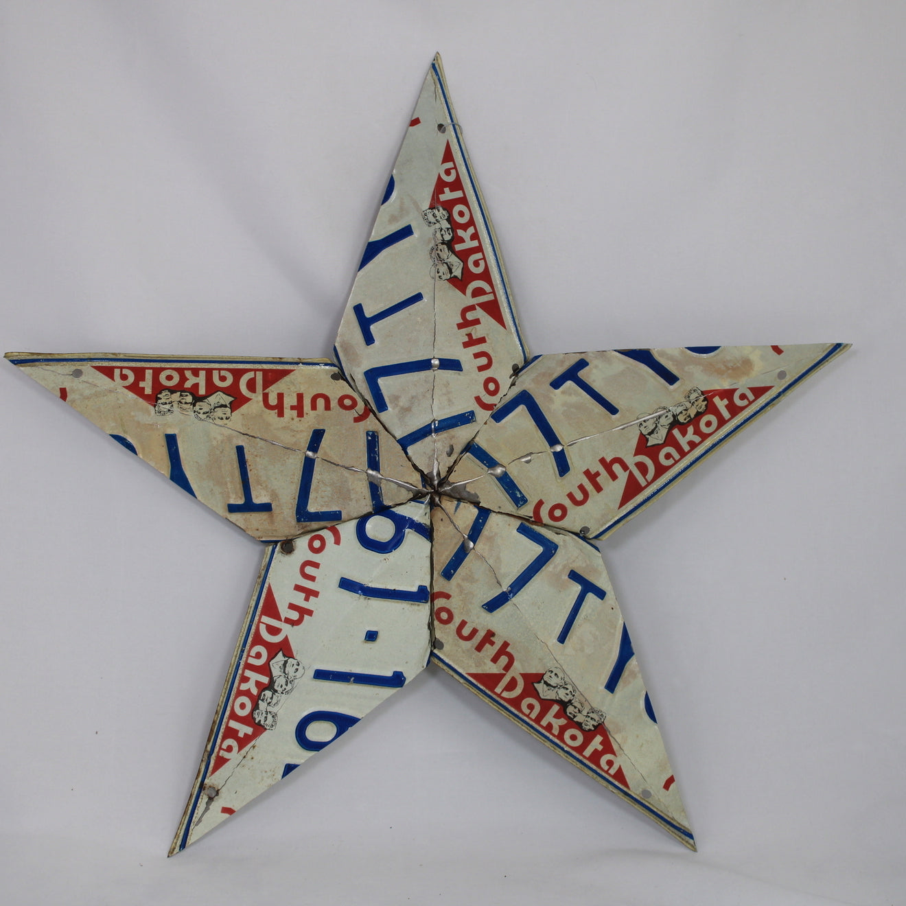 South Dakota License Plate Star