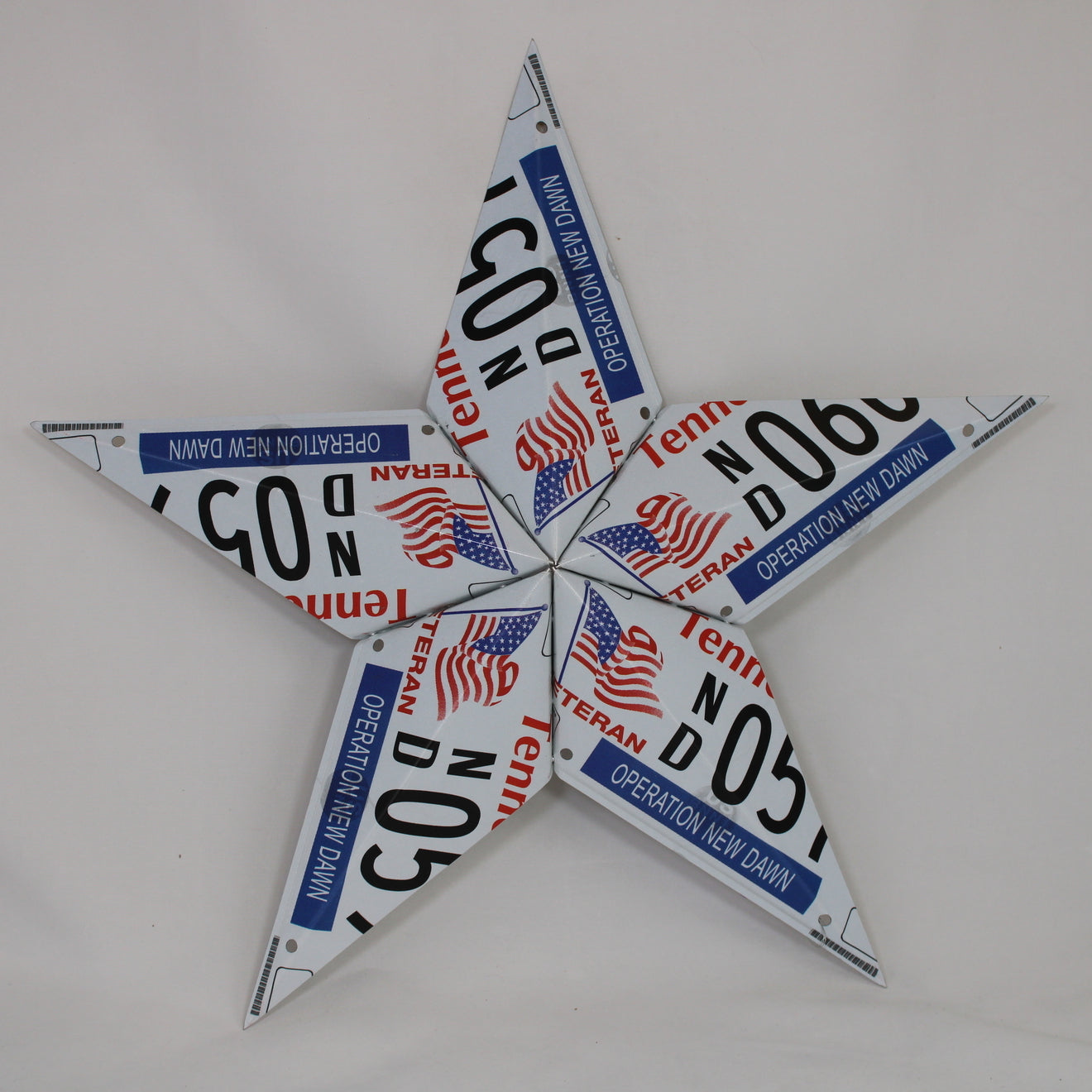 Tennessee License Plate Star