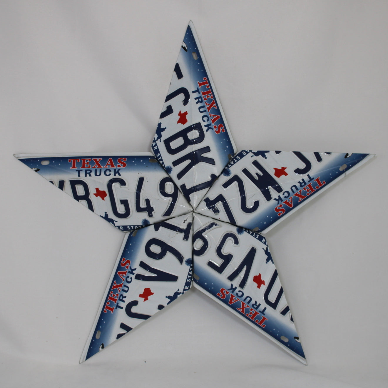 Texas License Plate Star