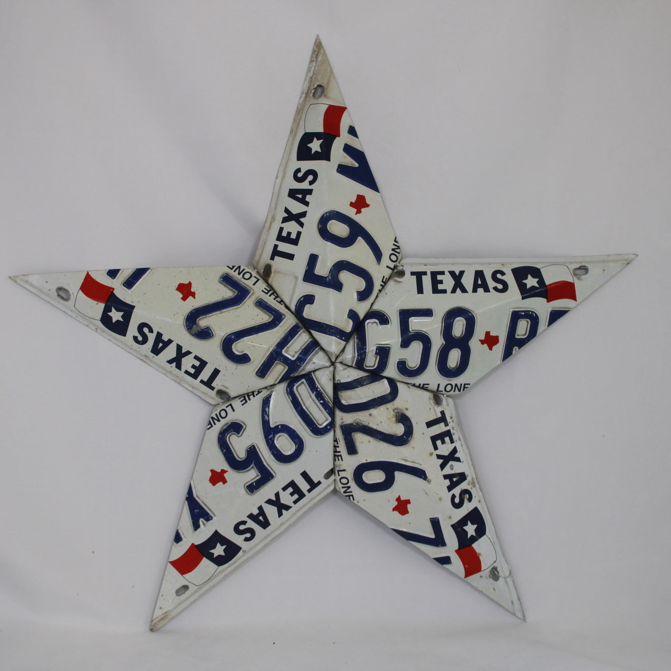 Texas License Plate Star