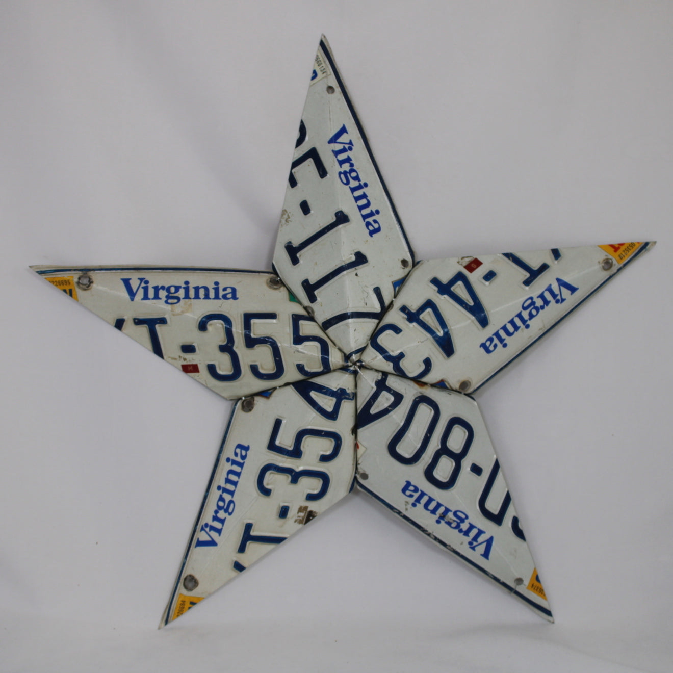 Virginia License Plate Star