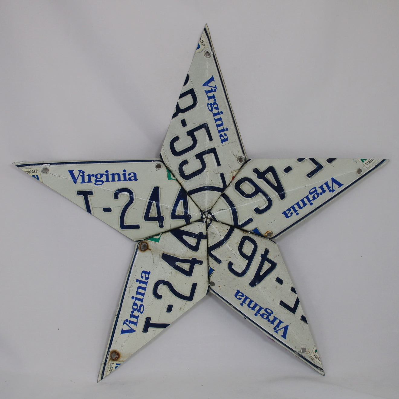 Virginia License Plate Star