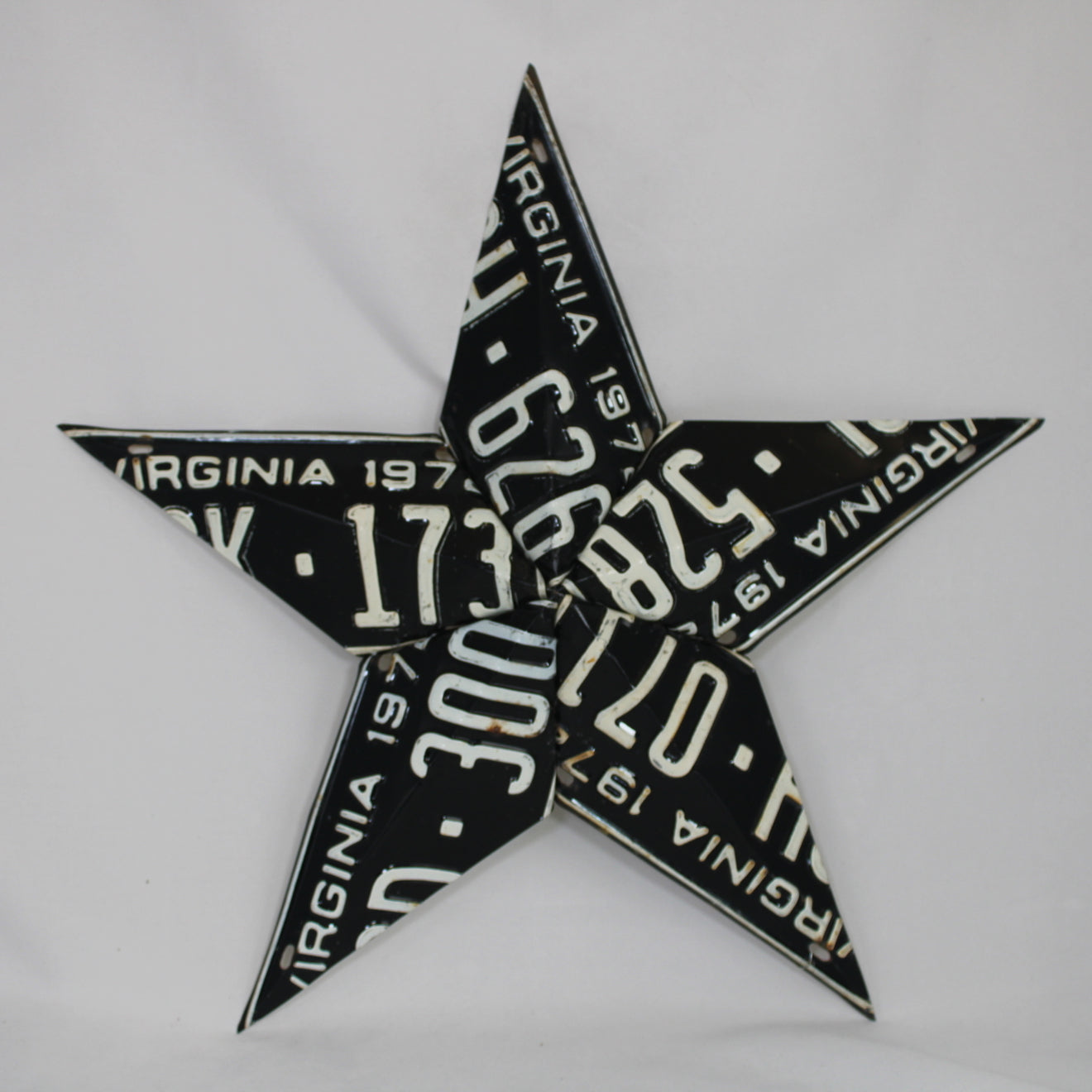 Virginia License Plate Star