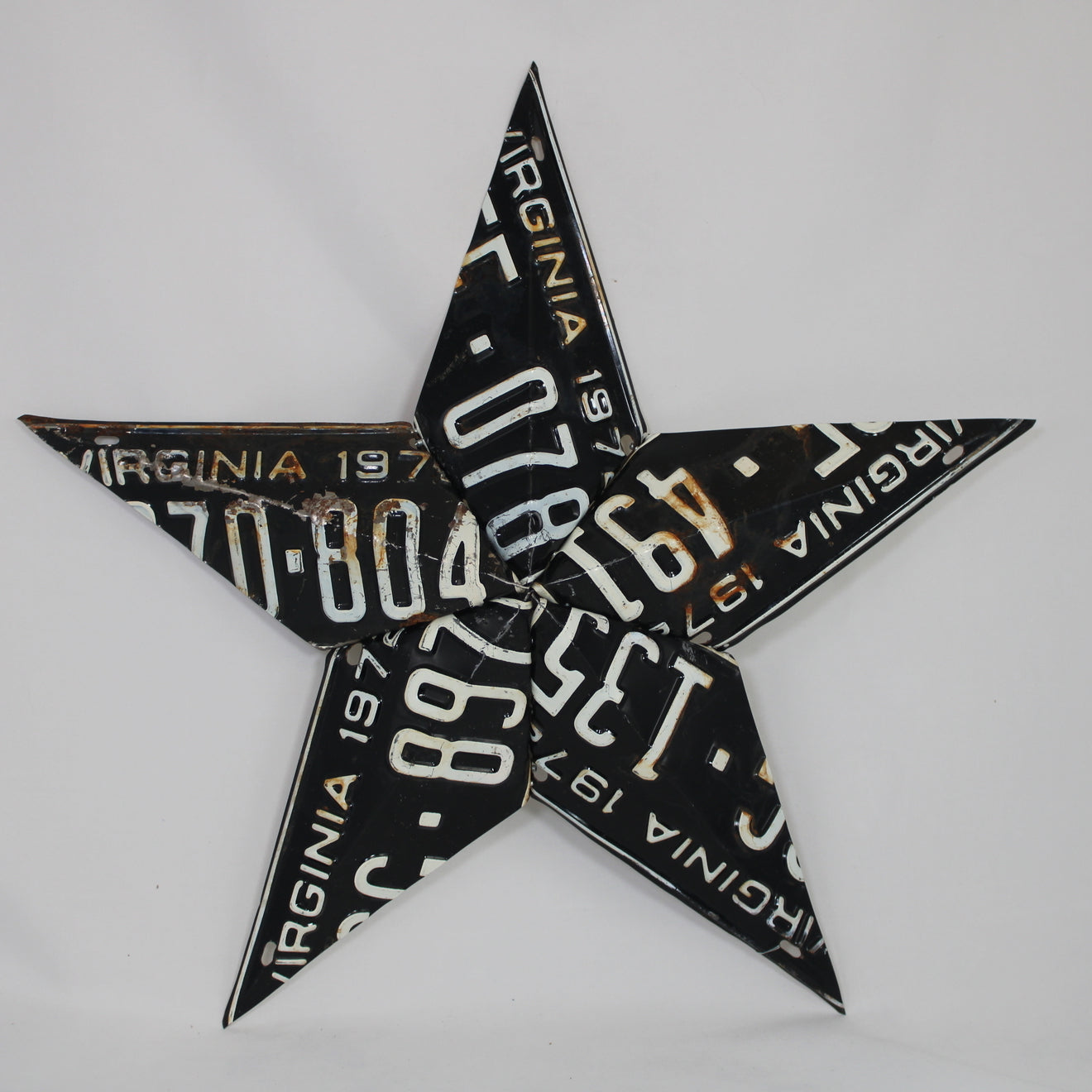 Virginia License Plate Star