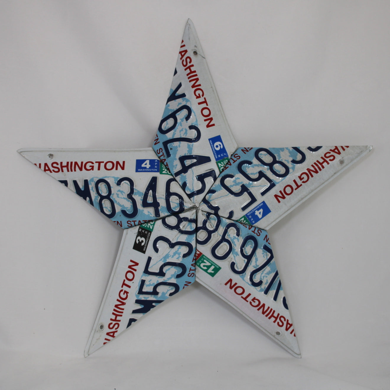 Washington License Plate Star