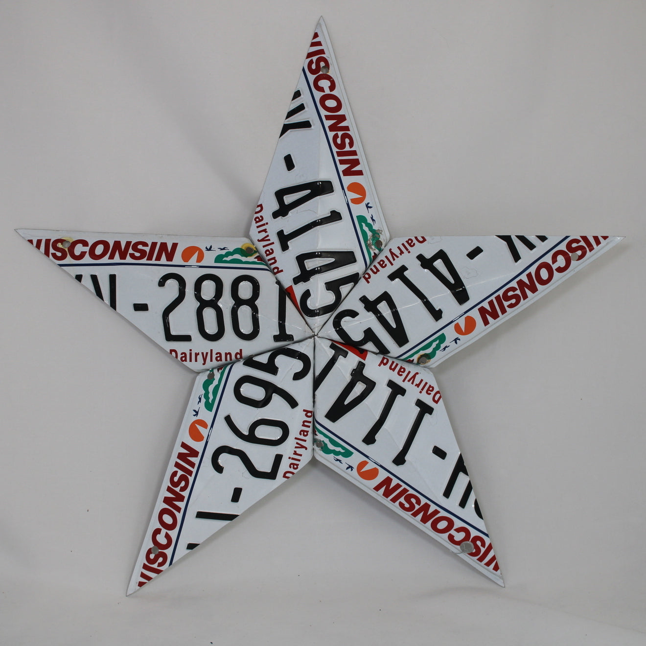 Wisconsin License Plate Star