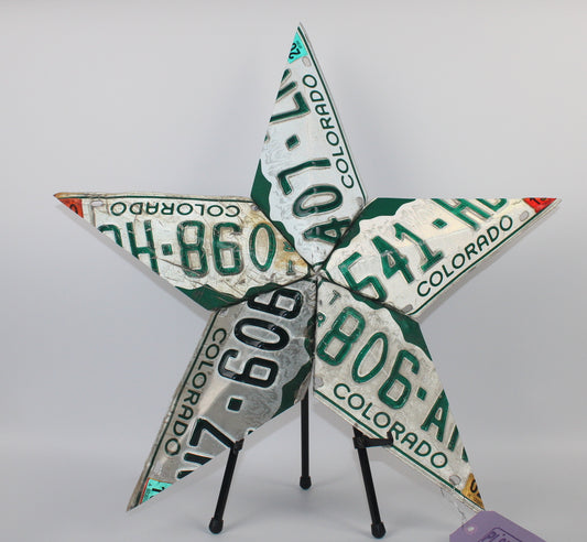 Colorado License Plate Star