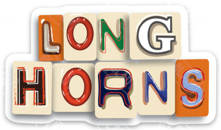 Longhorns Sticker
