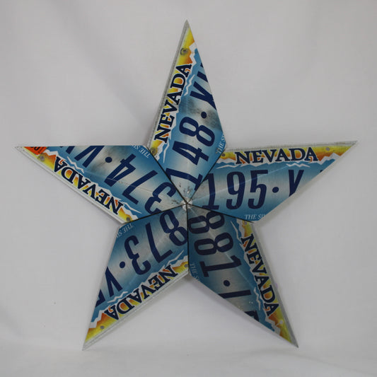 Nevada License Plate Star