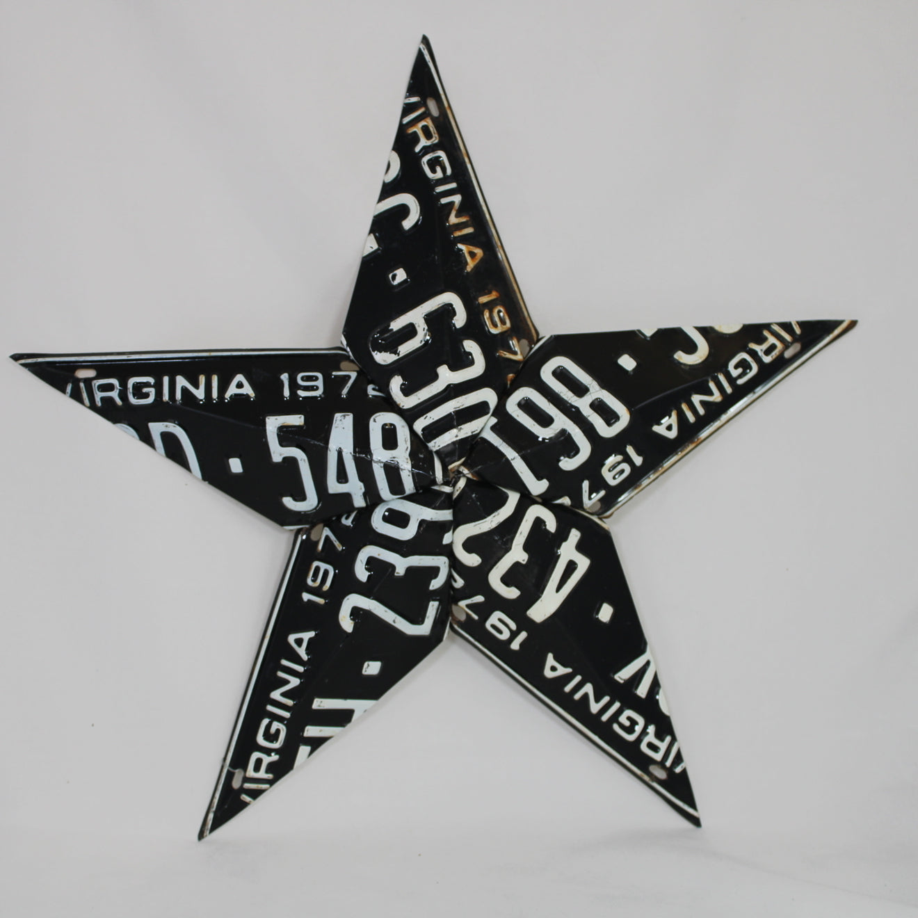 Virginia License Plate Star
